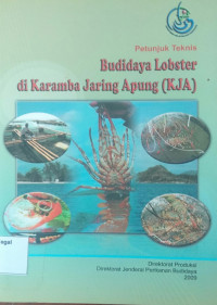 Image of Petunjuk teknis budidaya lobster di karamba jaring apung (KJA)