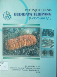 Image of Petunjuk teknis budidaya teripang (holothuria sp.)