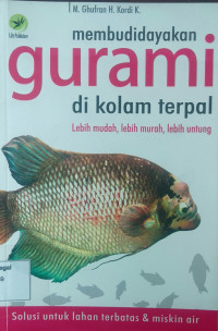 Image of Membudidayakan gurami di kolam terpal